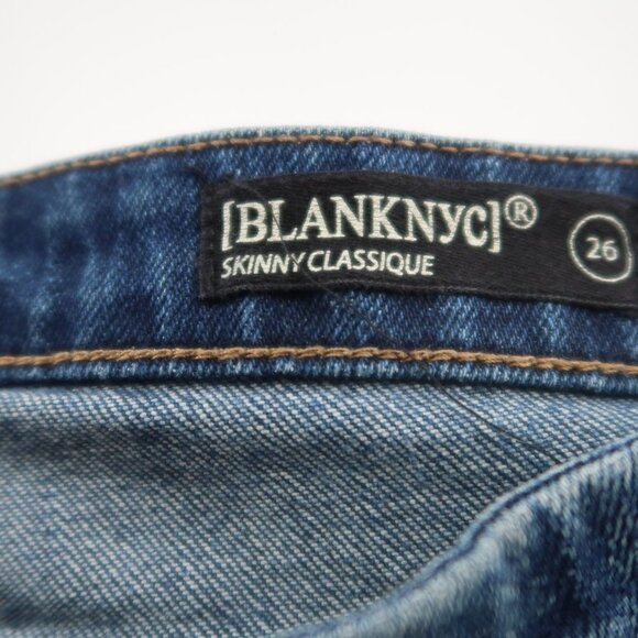 Blank NYC Skinny Classique Blue Jeans Size 26 - Picture 2 of 5
